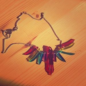 Beautiful, original parrot necklace